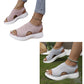 👡 Damen Strick-Plateausandalen ✨ Atmungsaktive bequeme Sommersandalen mit weicher Sohle für Stadt & Spaziergänge