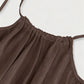 💃LETZTER TAG DES SALE – 50 % RABATT!!✨Einfarbiges rückenfreies Cami-Kleid für Damen💕