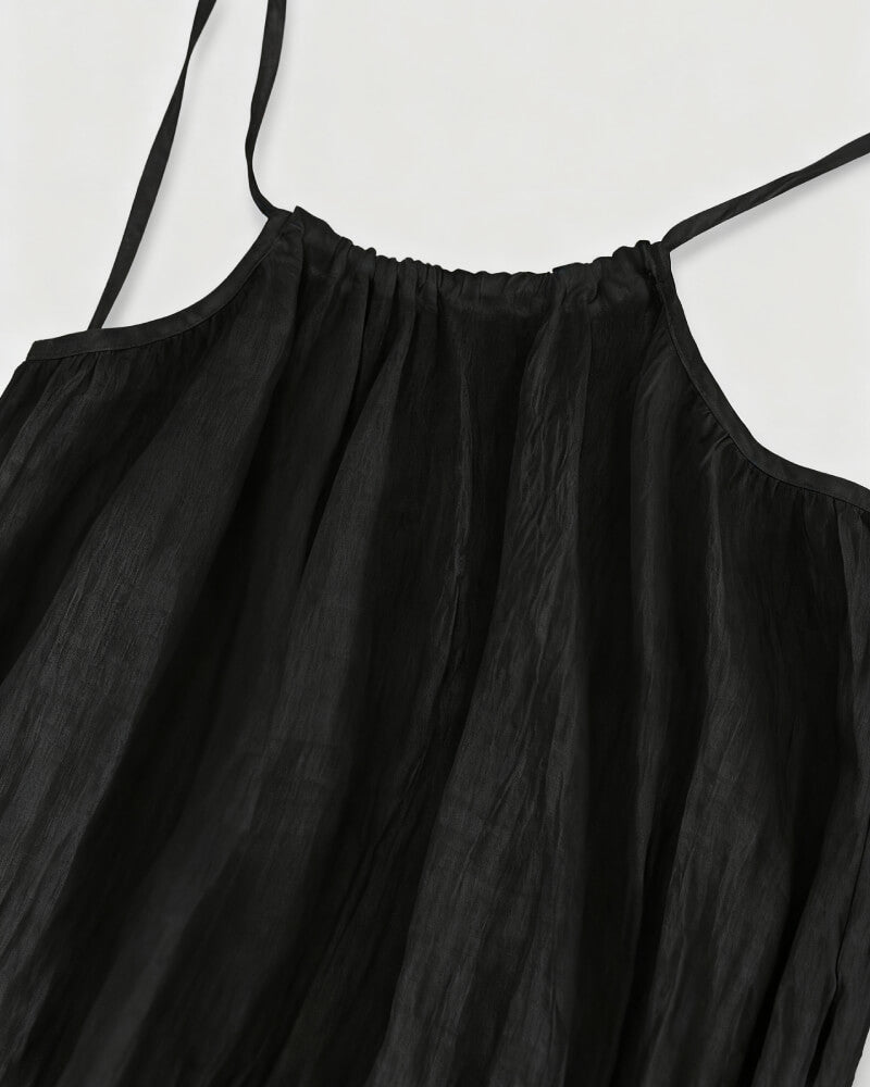 💃LETZTER TAG DES SALE – 50 % RABATT!!✨Einfarbiges rückenfreies Cami-Kleid für Damen💕
