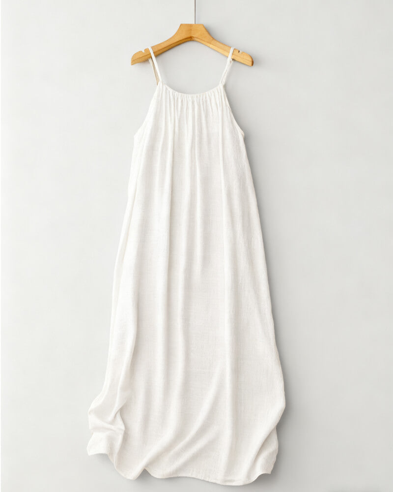 💃LETZTER TAG DES SALE – 50 % RABATT!!✨Einfarbiges rückenfreies Cami-Kleid für Damen💕