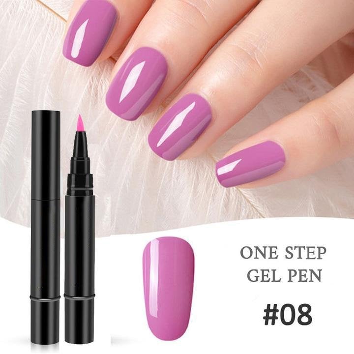 ⏰ BEGRENZTE ZEIT: KAUFE 1 BEKOMME 1 GRATIS! 💅 One Step Gel Nagelstift 18 Farben – Gratis Mini UV Handlampe für Heim-Maniküre