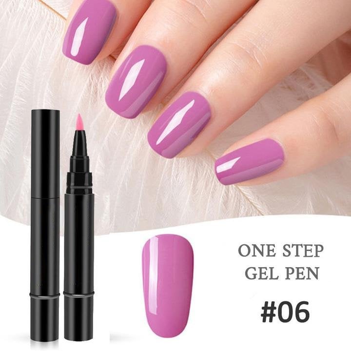 ⏰ BEGRENZTE ZEIT: KAUFE 1 BEKOMME 1 GRATIS! 💅 One Step Gel Nagelstift 18 Farben – Gratis Mini UV Handlampe für Heim-Maniküre