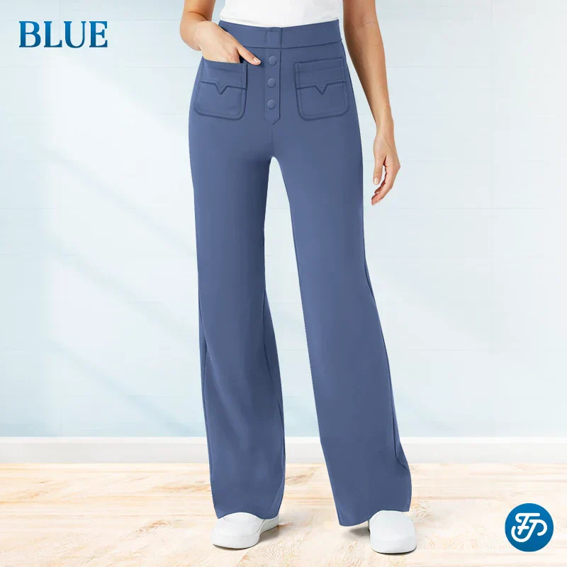 🔥Letzter Tag 50% RABATT🔥2026 NEUE Damen Casual High Waist Stretch Hose 2