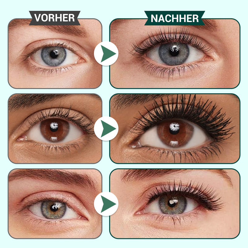 🌸🌸Ultimatives Mascara-Set für lange, voluminöse Wimpern – Verlängerung & Schwung in einem, wasserfest & klumpenfrei