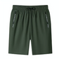 🎉⏳Unisex Eisside-Knie-Shorts aus schnelltrocknendem Stretchstoff – Luftige Freizeithose mit Taschen für Sport & Sommeralltag