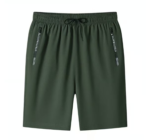 🎉⏳Unisex Eisside-Knie-Shorts aus schnelltrocknendem Stretchstoff – Luftige Freizeithose mit Taschen für Sport & Sommeralltag