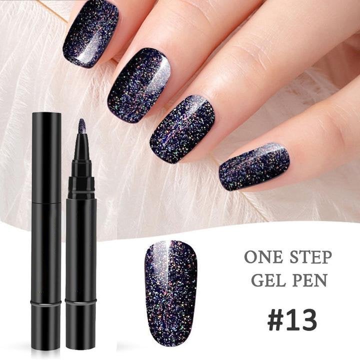 ⏰ BEGRENZTE ZEIT: KAUFE 1 BEKOMME 1 GRATIS! 💅 One Step Gel Nagelstift 18 Farben – Gratis Mini UV Handlampe für Heim-Maniküre