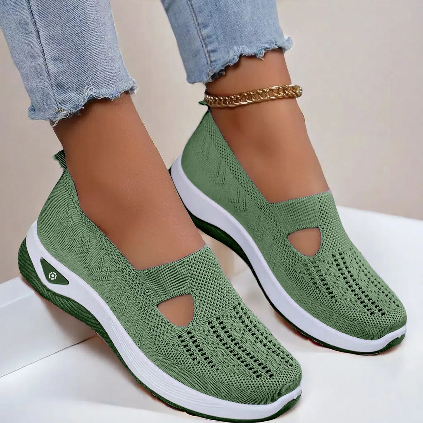 💥Kostenloses Geschenk geben🔥Damenschuhe, bequeme, atmungsaktive, rutschfeste orthopädische Wanderschuhe für Menschen mittleren Alters und ältere Menschen