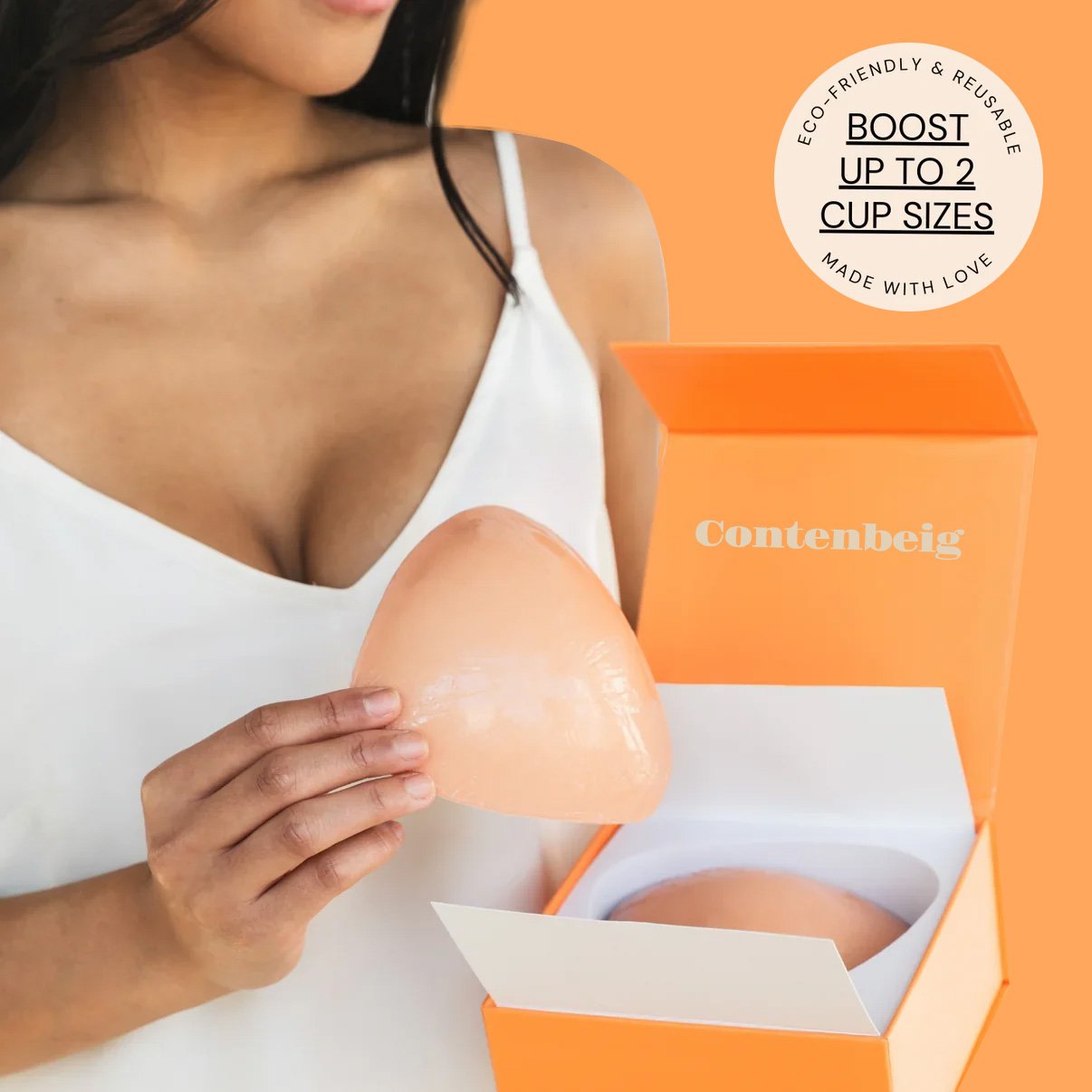 ⏰ Nur noch heute limitierter Sonderpreis! 🔥 1 kaufen, 1 GRATIS! Ultra Boost selbstklebende unsichtbare Einlagen mit Patentdesign, sofortiger Lift & perfekte Dekolleté-Form für Trägertops, Neckholder und tiefe Ausschnitte ✨