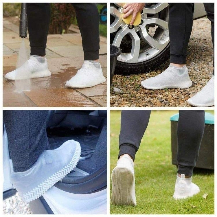 ⏰ Nur noch heute 50% Rabatt! 🥿 Tragbare verstärkte rutschfeste wasserdichte Schuhüberzüge | Regenschutz für Pendeln, Radfahren & Outdoor-Spaziergänge ✨