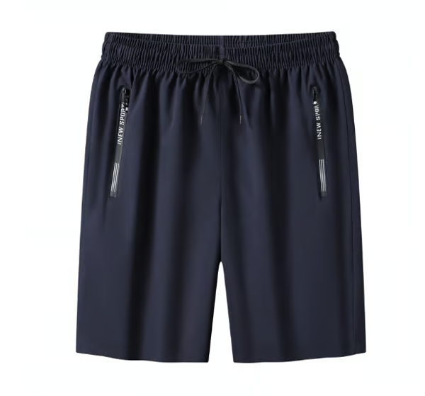 🎉⏳Unisex Eisside-Knie-Shorts aus schnelltrocknendem Stretchstoff – Luftige Freizeithose mit Taschen für Sport & Sommeralltag