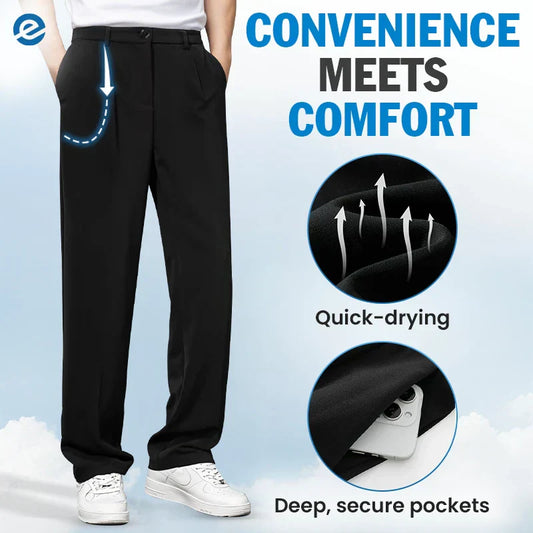 Super Dehnbare Ice Silk Comfort Alltagshose