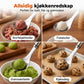🎁 KJØP 1, FÅ 1 GRATIS – Kjøttbollemaker i rustfritt stål – glatt overflate – ergonomisk håndtak – for kjøttboller, fiskekaker og vegetarboller