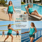 🏖️ Zweiteiliges Tankini-Set mit Polka-Dots & Bauchkontrolle – Figurformender Damen-Badeanzug für Strand & Pool 👙