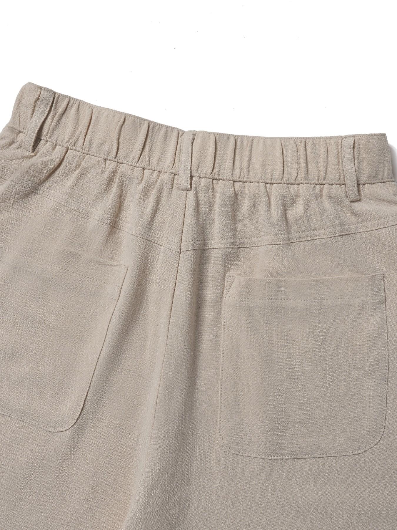 🔥 Neu 2026! 50% Rabatt Damen Leinen-Baumwoll Weite Hose 🤍 Hoher Bund, luftig für Sommer & Alltag