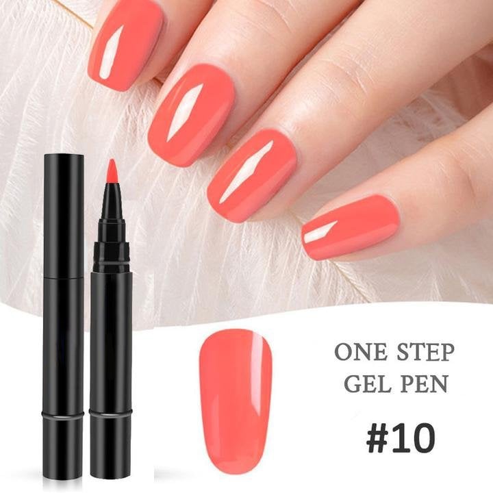 ⏰ BEGRENZTE ZEIT: KAUFE 1 BEKOMME 1 GRATIS! 💅 One Step Gel Nagelstift 18 Farben – Gratis Mini UV Handlampe für Heim-Maniküre