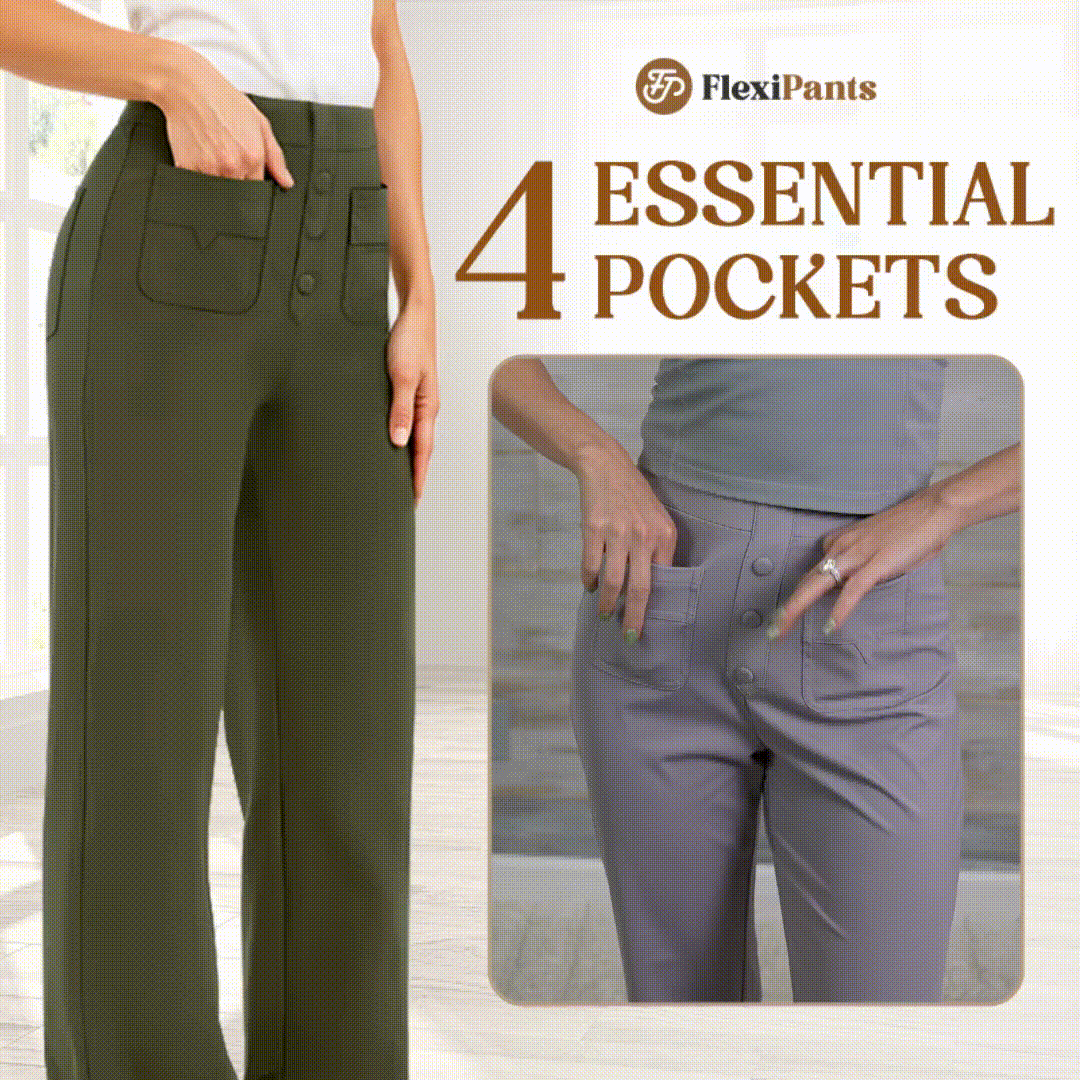 🔥Letzter Tag 50% RABATT🔥2026 NEUE Damen Casual High Waist Stretch Hose 2