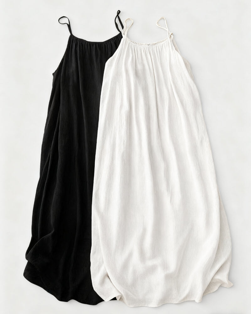 💃LETZTER TAG DES SALE – 50 % RABATT!!✨Einfarbiges rückenfreies Cami-Kleid für Damen💕
