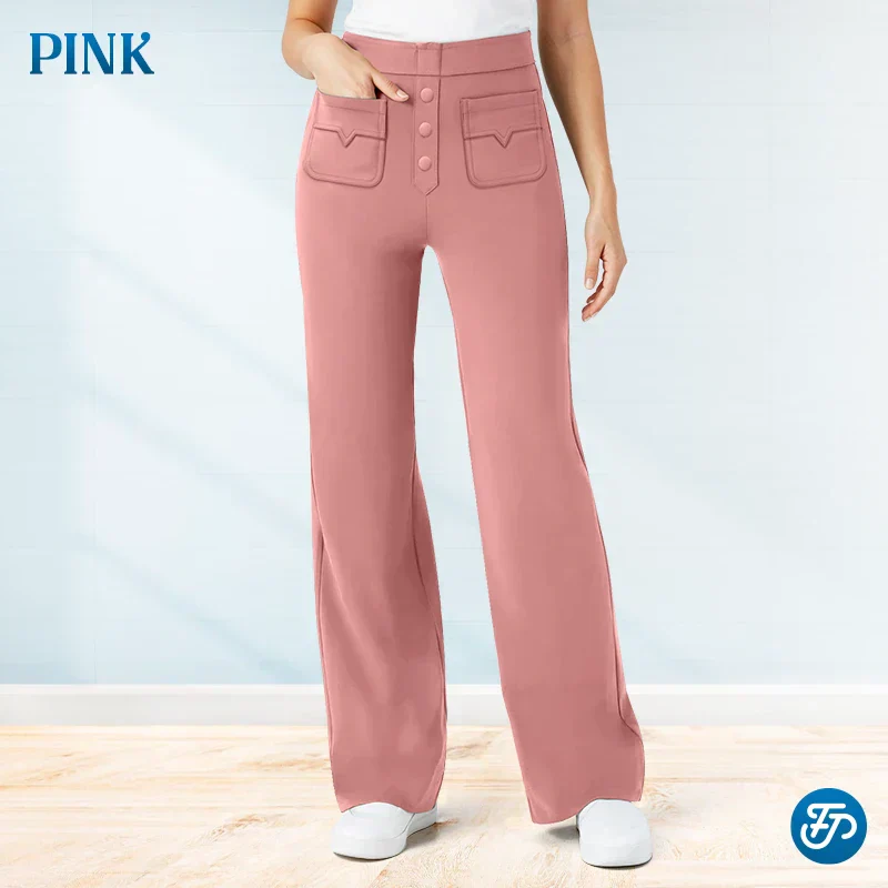 🔥Letzter Tag 50% RABATT🔥2026 NEUE Damen Casual High Waist Stretch Hose 2