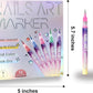 🎁Het tilbud 50 % RABATT ⏳12 Shades Dual-Tip neglelakk-markørsett, hurtigtørkende malepennene til DIY-negledesign💅