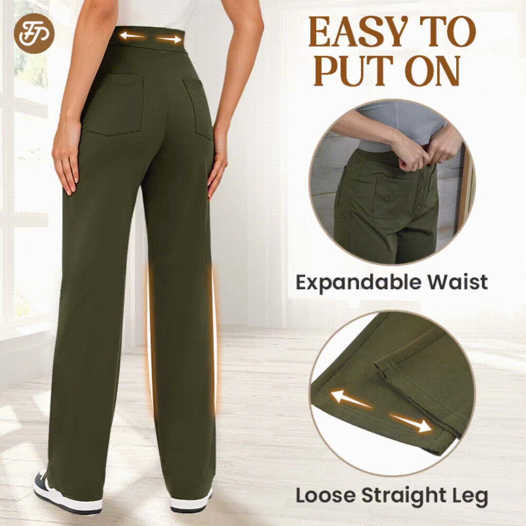 🔥Letzter Tag 50% RABATT🔥2026 NEUE Damen Casual High Waist Stretch Hose 2