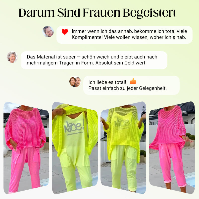 🌸Damen-Jumpsuit mit Buchstabendruck + hohler Kittel-Freizeitanzug