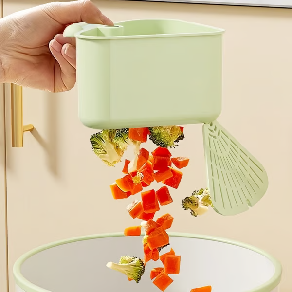 ✨💦Eckregal mit Filter für Spülbecken mit Saugnäpfen