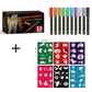🎨50% OFF NOW! Temporary Tattoo Markers for Skin – Long-Lasting Waterproof Body Art Tattoo Pens, DIY Temporary Tattoo Kit for Parties, Festivals, Halloween & Cosplay