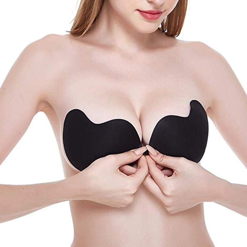 ⏰ Nur noch heute 50% Rabatt! ✨ Selbstklebender trägerloser Push-Up BH, unsichtbar & wiederverwendbar, sanfter Lift für tiefe Ausschnitte, Neckholder und trägerlose Kleider in 2 Farben ✨