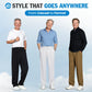 Super Dehnbare Ice Silk Comfort Alltagshose