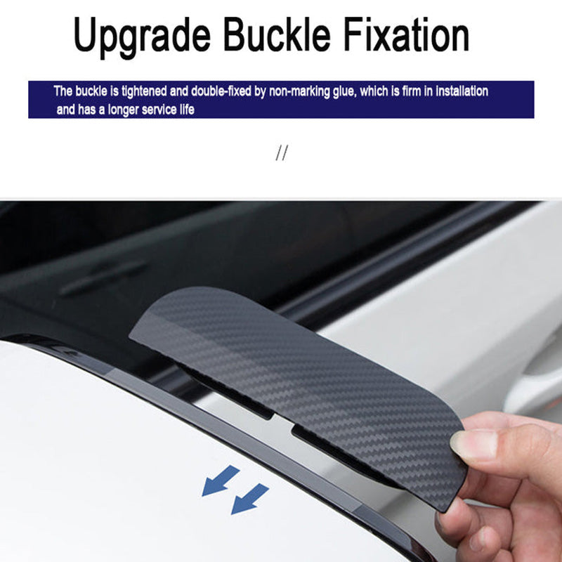 Klickbefestigter Regenschutz für Außenspiegel