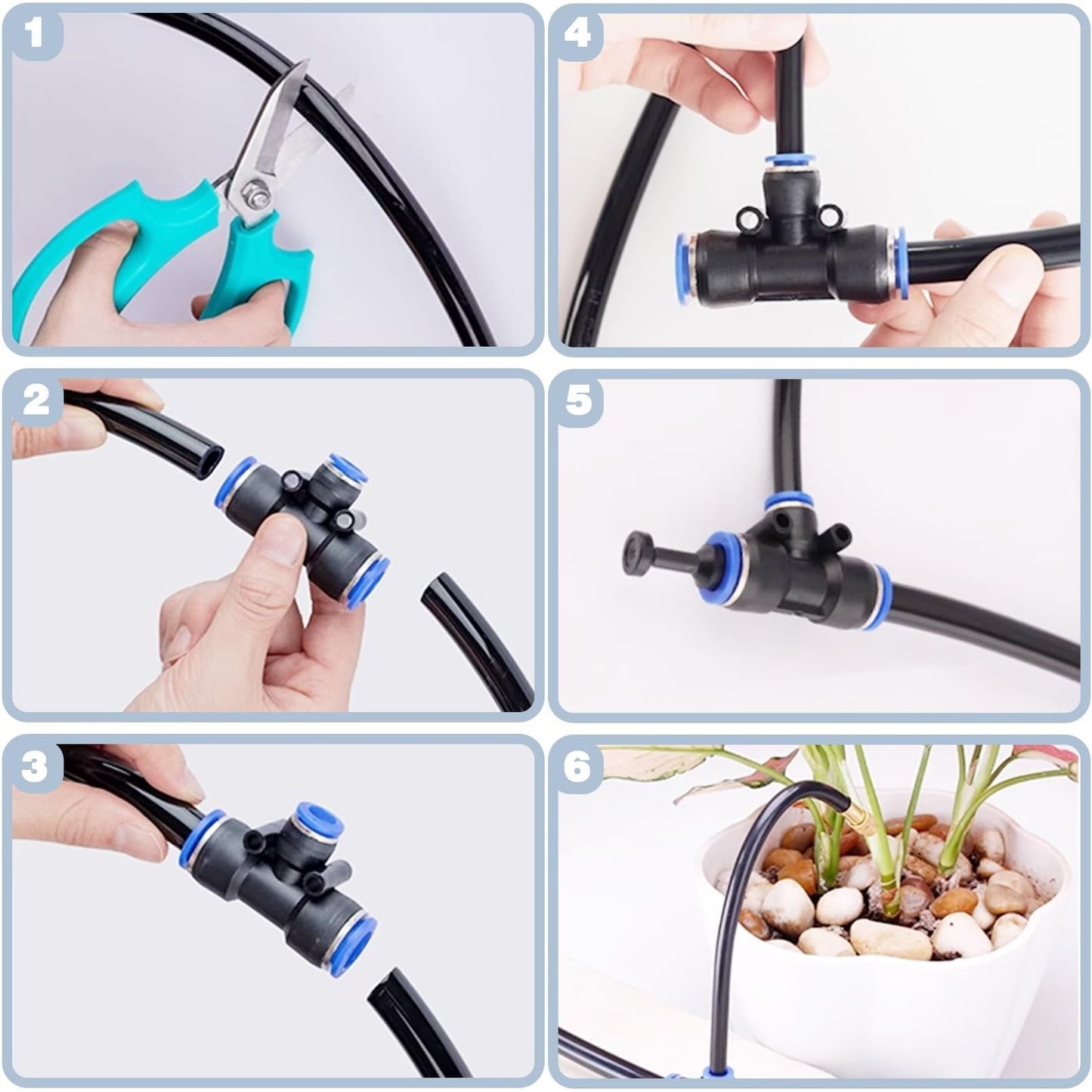 🏖️Sommer-Schnäppchen 50% Rabatt✨🌱360° Gebogenes Garten-Automatik-Bewässerungssystem