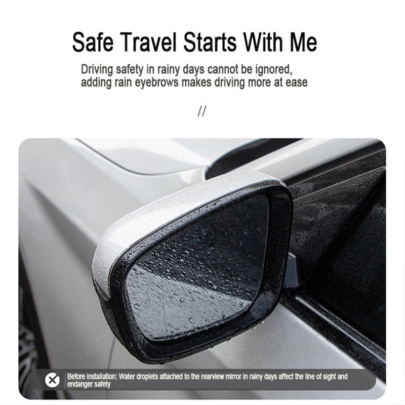 Klickbefestigter Regenschutz für Außenspiegel