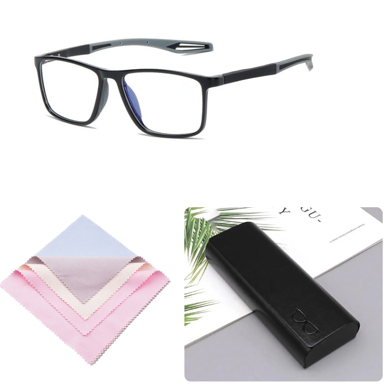 12.99Euro⏰ nur noch heute 50% Rabatt! 🕶️ Ultraleichte sportliche Gleitsichtbrille mit Blaulichtfilter, kombinierte Nah- und Fernsichtgläser, rutschfeste Bügel für Büro, Autofahren & Alltag ✨