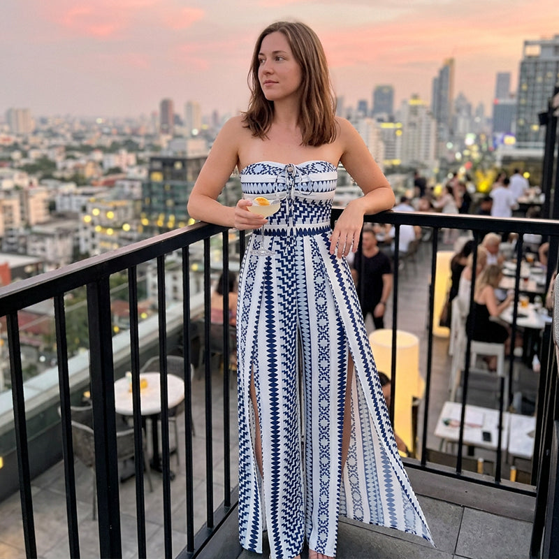 ✨Damen Jumpsuit Schulterfrei Floral im Boho-Stil – Eleganter Sommer-Overall mit Bardot-Ausschnitt – 50% Rabatt