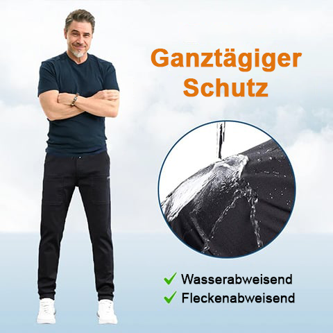 ⏰ Nur noch heute 50% Rabatt! 🏆 MultiPants hochelastische Herren Cargohose mit vielen Fächertaschen, strapazierfest & 5-fach dehnbar – perfekt für aktiven Alltag🏃‍♂️