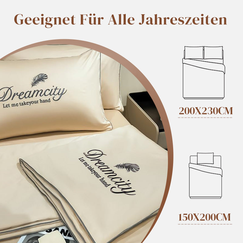 🔥 Letzter Tag! 50% Rabatt 4-Teilig Kühlendes Bettwäsche-Set ❄️ Intelligente Temperaturregulierung für ganzjährigen erholsamen Schlaf
