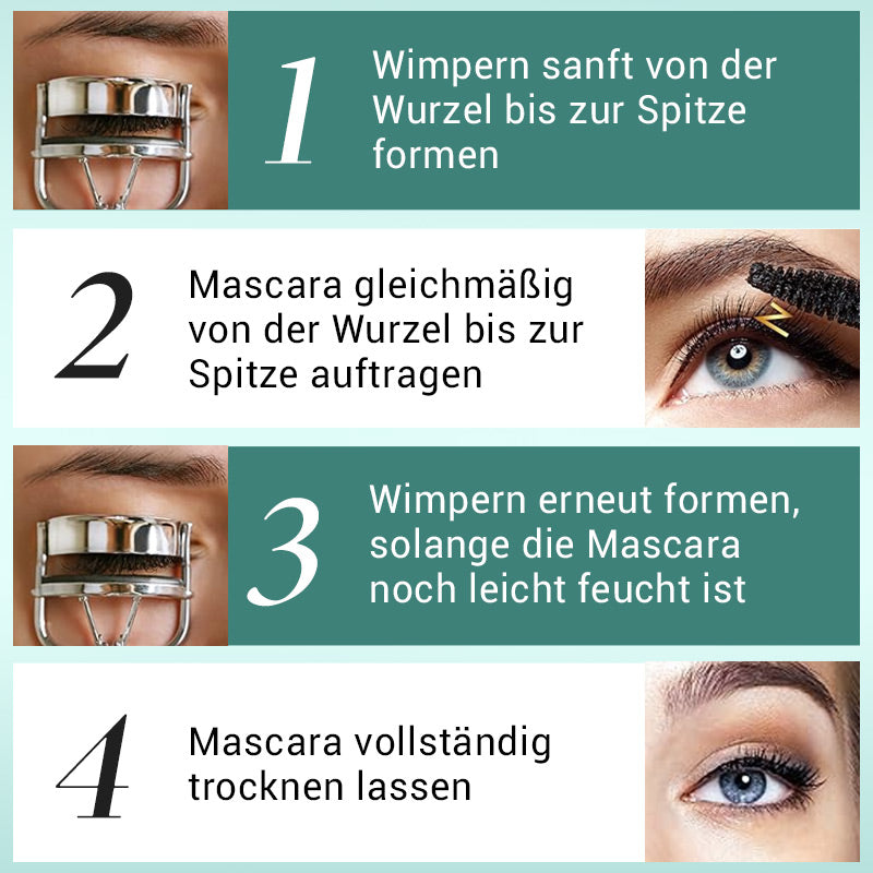 🌸🌸Ultimatives Mascara-Set für lange, voluminöse Wimpern – Verlängerung & Schwung in einem, wasserfest & klumpenfrei