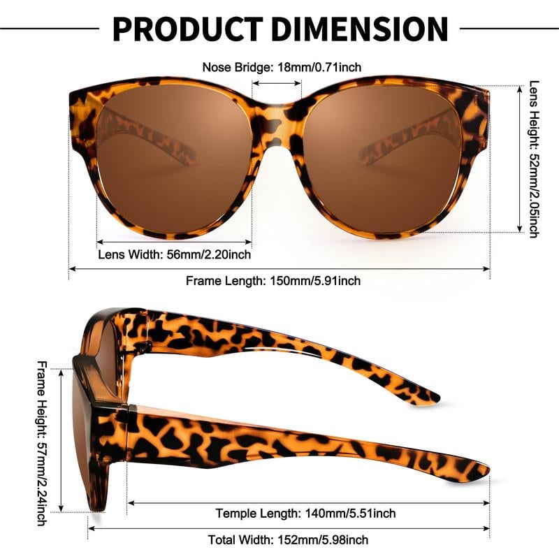 🔥 Letzter Tag! 50% Rabatt Überzieh-Sonnenbrille mit UV400-Schutz 😎 Praktische Überbrille für Brillenträger
