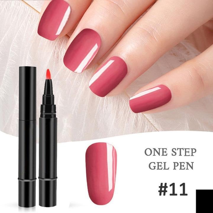 ⏰ BEGRENZTE ZEIT: KAUFE 1 BEKOMME 1 GRATIS! 💅 One Step Gel Nagelstift 18 Farben – Gratis Mini UV Handlampe für Heim-Maniküre