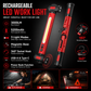 🔦 Oppladbar LED-arbeidslampe – 3000 LM magnetisk bærbar verkstedlampe med 360° rotasjon og powerbank-funksjon