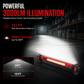 🔦 Oppladbar LED-arbeidslampe – 3000 LM magnetisk bærbar verkstedlampe med 360° rotasjon og powerbank-funksjon