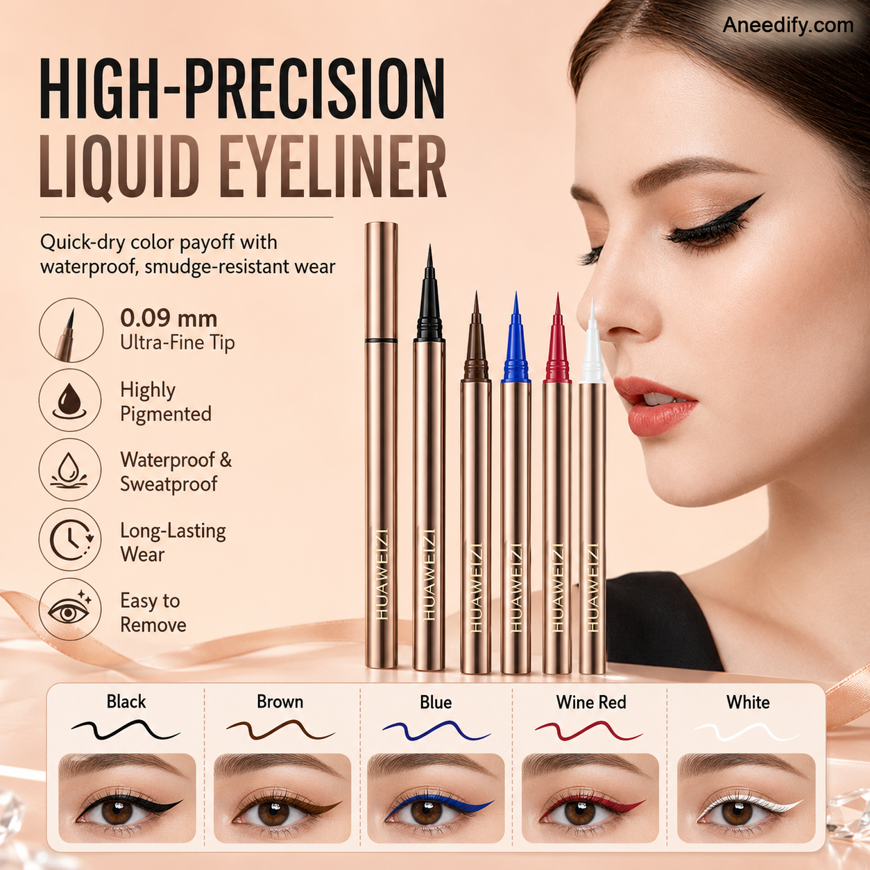 ✨️Der Favorit der Visagisten auf dem roten Teppich – jetzt 50 % reduziert! Wischfester, wasserfester und langanhaltender Eyeliner-Stift