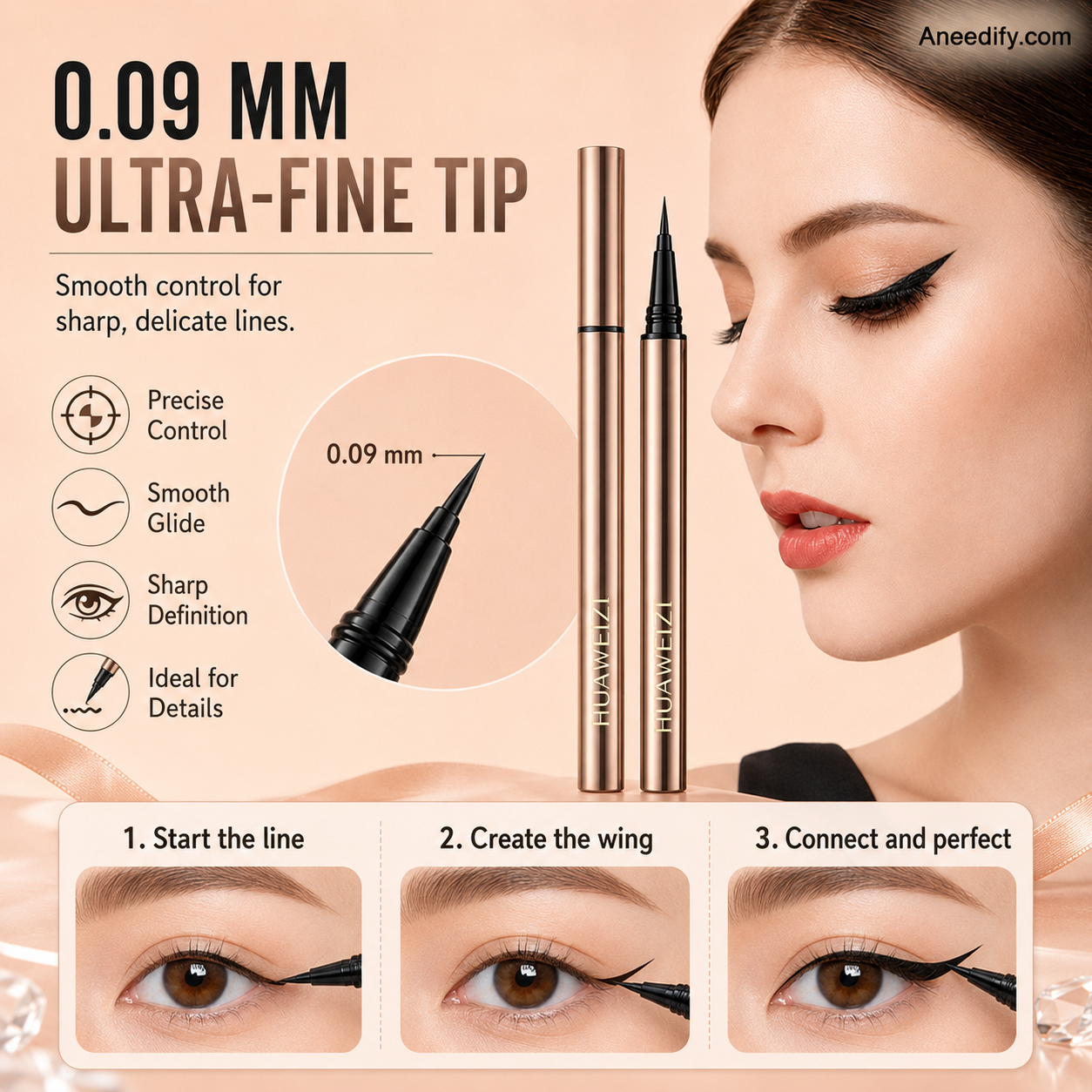 ✨️Der Favorit der Visagisten auf dem roten Teppich – jetzt 50 % reduziert! Wischfester, wasserfester und langanhaltender Eyeliner-Stift