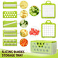 🥗 50% RABATT! 🔪 Multifunktionaler Obst- & Gemüseschneider – 15-teiliges Set, robust & leicht zu reinigen – Perfekt für schnelle & gesunde Küche 🍎