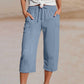 ✨ Leichte Damen-Capri mit Falten & verstellbarem Bund – Premium-Qualität für den Alltag!