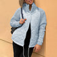 💥 Frühherbst-Sonderaktion: 50 % Rabatt！🔥Gestrickte Patchwork-Pufferjacke für Damen