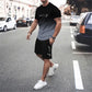 ⏰ Nur noch heute 50% Rabatt! 👕 Herren Freizeit-Set mit Farbverlauf – Kurzarm T-Shirt + Shorts, locker geschnittener Schnitt, 2 Designs zur Auswahl für Alltag, Zuhause & Stadtspaziergänge ✨