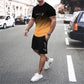 ⏰ Nur noch heute 50% Rabatt! 👕 Herren Freizeit-Set mit Farbverlauf – Kurzarm T-Shirt + Shorts, locker geschnittener Schnitt, 2 Designs zur Auswahl für Alltag, Zuhause & Stadtspaziergänge ✨