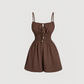Damen Jumpsuit aus strukturiertem Crinkle-Stoff